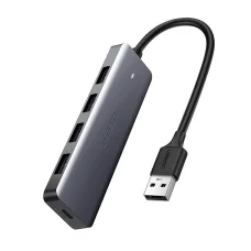Ugreen USB - 4xUSB 3.2 Gen1 HUB Micro USB áramellátással szürke (CM219 50985)
