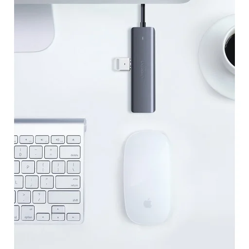 Ugreen USB - 4xUSB 3.2 Gen 1 HUB elosztó micro USB energia ellátással szürke (CM219 70336) - 16