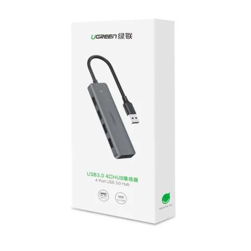 Ugreen USB - 4xUSB 3.2 Gen1 HUB Micro USB áramellátással szürke (CM219 50985) - 20