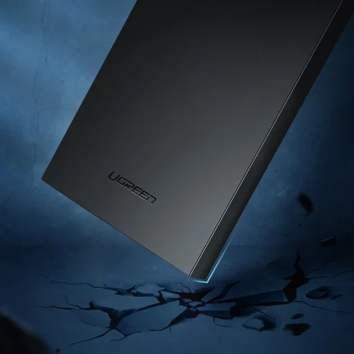 Ugreen HDD SSD külső tok, ház SATA 2,5'' USB 3.2 Gen 1 (5 Gbps) micro USB SuperSpeed + kábel fekete (CM237 60353) - 4