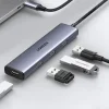 Ugreen USB Type-C - 4x USB 3.2 Gen1 HUB adapter ezüst (CM473 20841) thumbnail