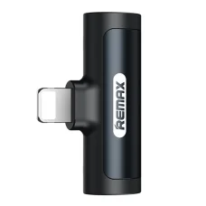 Remax SMOTH 2x Lightning audio adapter fekete