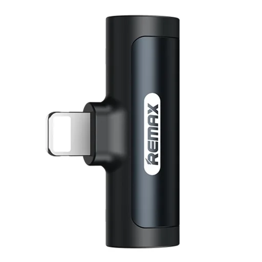 Remax SMOTH 2x Lightning audio adapter fekete - 1