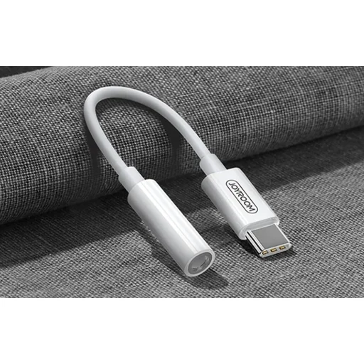 Joyroom 3.5mm mini audio jack - USB Type-C átalakító adapter fehér (SH-C1) - 5