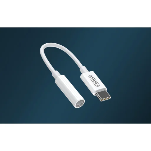 Joyroom 3.5mm mini audio jack - USB Type-C átalakító adapter fehér (SH-C1) - 6