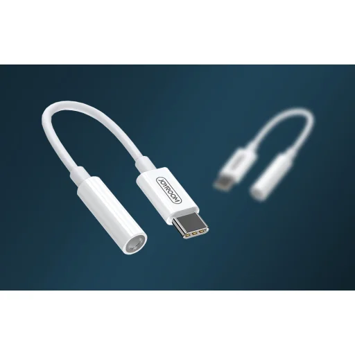 Joyroom 3.5mm mini audio jack - USB Type-C átalakító adapter fehér (SH-C1) - 7