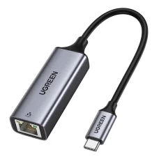 Ugreen USB Type.C 1000Mbps Gigabit Ethernet átalakító adapter szürke (CM199)