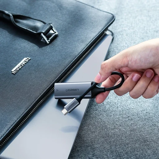 Ugreen USB Type.C 1000Mbps Gigabit Ethernet átalakító adapter szürke (CM199) - 8