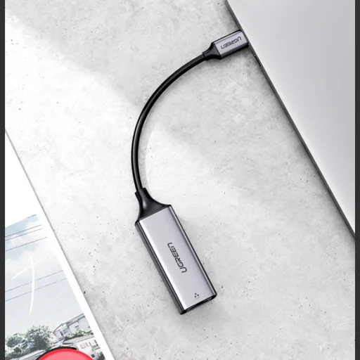 Ugreen USB Type.C 1000Mbps Gigabit Ethernet átalakító adapter szürke (CM199) - 11