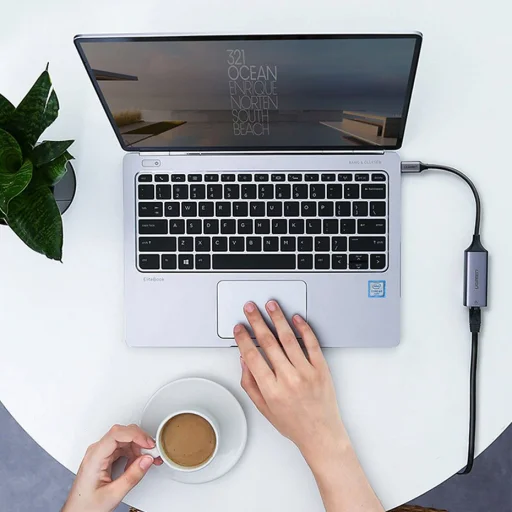 Ugreen USB Type.C 1000Mbps Gigabit Ethernet átalakító adapter szürke (CM199) - 12