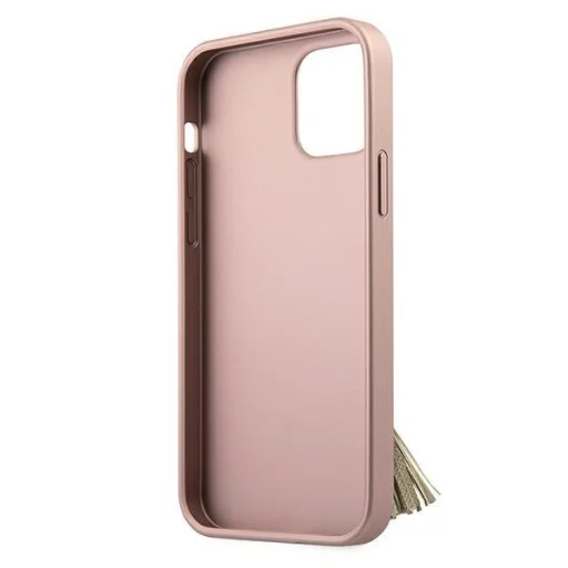iPhone 12 Pro Max Guess Saffiano GUHCP12LRSSARG tok hátlapi gyűrűvel pink - 2