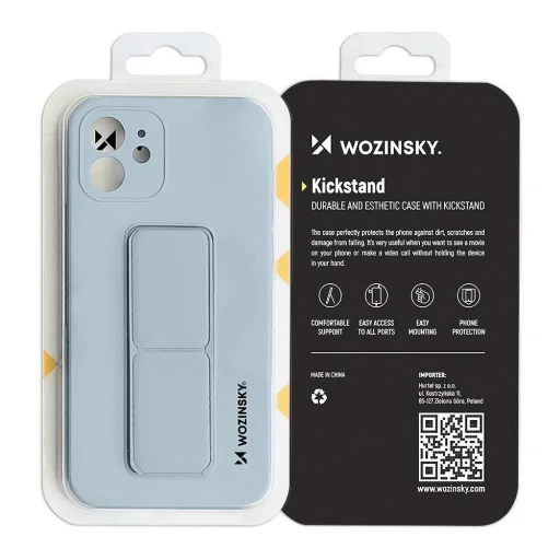 Samsung S21+ Plus Wozinsky Kickstand flexibilis szilikon tok piros - 19