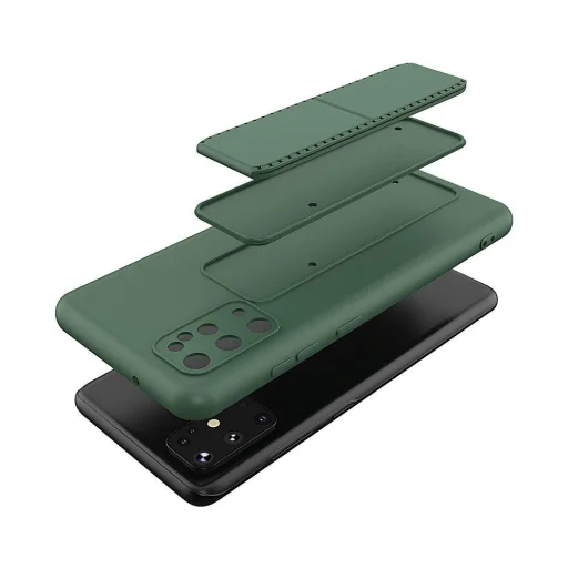 Samsung S20+ Plus Wozinsky Kickstand flexibilis szilikon tok piros - 3