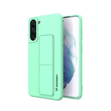 Samsung S21+ Plus Wozinsky Kickstand flexibilis szilikon tok menta