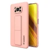 Xiaomi Poco X3 NFC / Poco X3 Pro Wozinsky Kickstand flexibilis szilikon tok pink thumbnail
