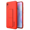 Xiaomi Redmi 9A Wozinsky Kickstand flexibilis szilikon tok piros thumbnail