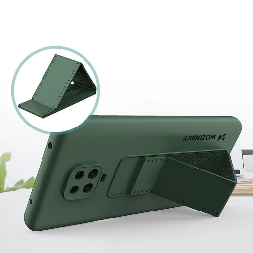 Xiaomi Redmi Note 9 Pro / Redmi Note 9S Wozinsky Kickstand flexibilis szilikon tok világoskék - 2