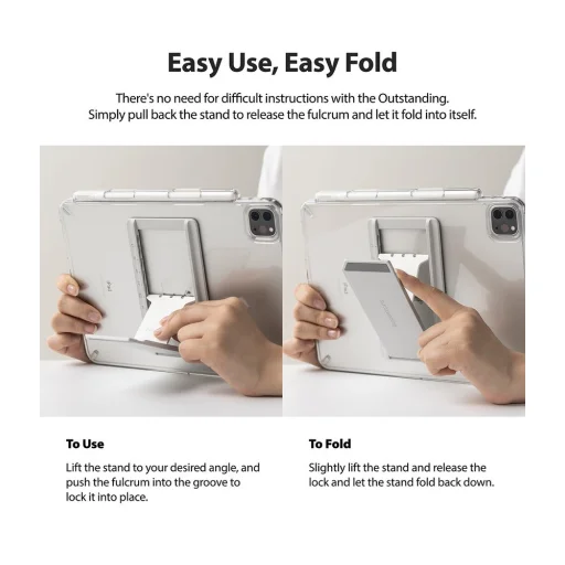 Samsung Galaxy Tab S7 11'' Ringke Fusion Combo TPU PC Tok Átlátszó - 7