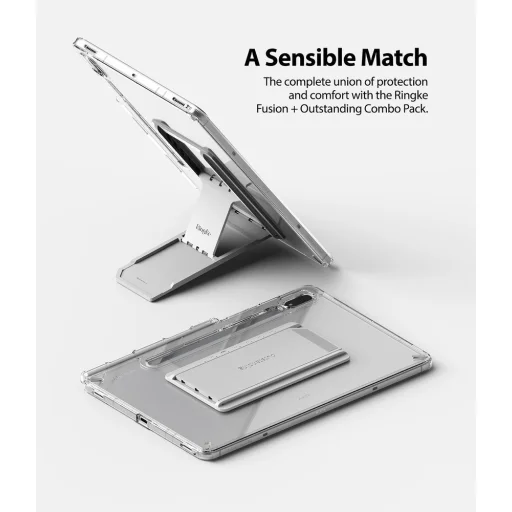 Samsung Galaxy Tab S7 11'' Ringke Fusion Combo TPU PC Tok Átlátszó - 3