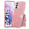 Samsung Galaxy S21+ Plus Glitter flitteres tok pink thumbnail