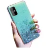 SAMSUNG GALAXY A50 / A30S Sequins csillogó flitteres tok menta thumbnail