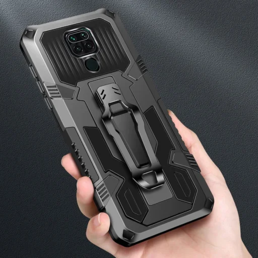 Motorola Moto G9 Play Nexeri Tank Armored tok fekete - 2