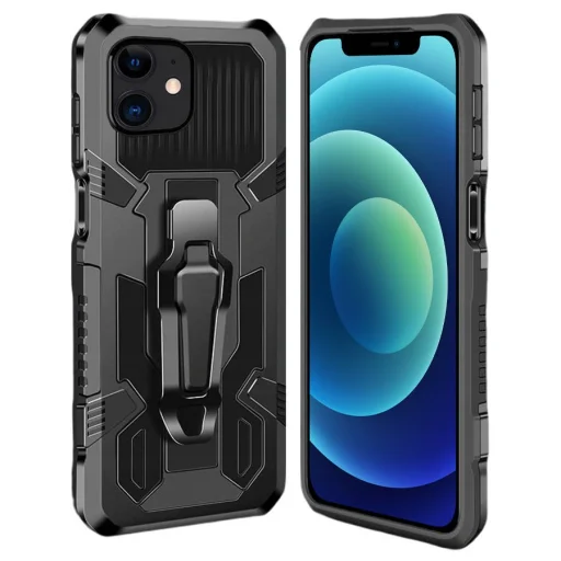 iPhone 12/ 12 Pro Nexeri Tank Armored tok fekete - 1