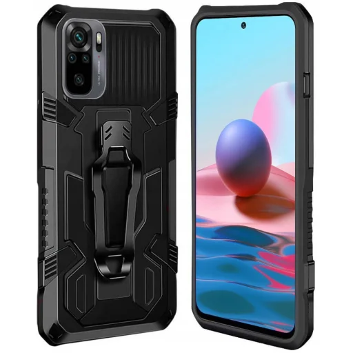 Xiaomi Redmi Note 10 5G / Poco M3 Pro Nexeri Tank Armored tok fekete - 1