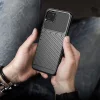 Samsung Galaxy A22 5G Thunder fokozott védelmet biztosító flexibilis TPU tok fekete thumbnail