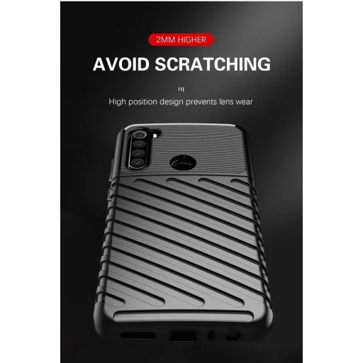 Xiaomi Redmi Note 8T Thunder fokozott védelmet biztosító flexibilis TPU tok fekete - 7