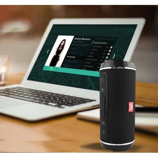 TG TG116 Vezeték nélküli bluetooth hangszóró + 3.5mm mini audio jack kábel és Micro USB kábel fekete - 10