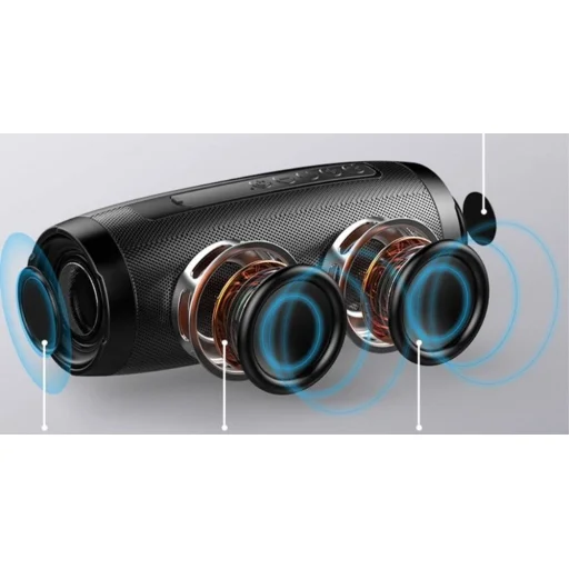 TG TG157 Vezeték nélküli bluetooth hangszóró + 3.5mm mini audio jack kábel és Micro USB kábel szürke - 9