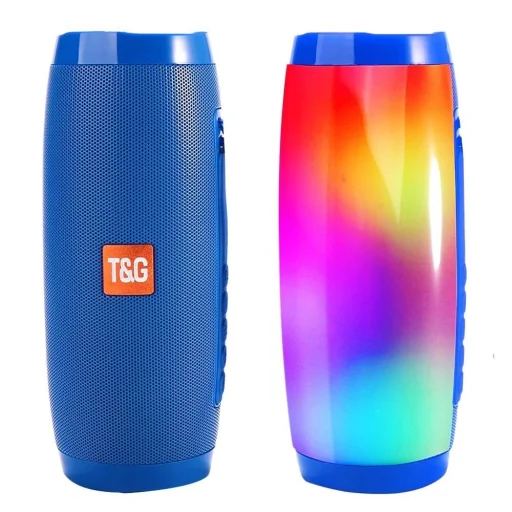 TG TG157 Vezeték nélküli bluetooth hangszóró + 3.5mm mini audio jack kábel és Micro USB kábel kék - 1