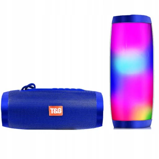 TG TG157 Vezeték nélküli bluetooth hangszóró + 3.5mm mini audio jack kábel és Micro USB kábel kék - 4