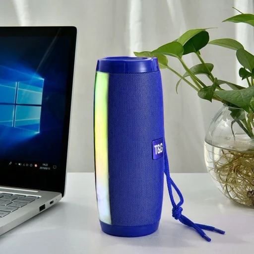 TG TG157 Vezeték nélküli bluetooth hangszóró + 3.5mm mini audio jack kábel és Micro USB kábel kék - 15