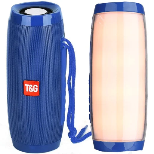 TG TG157 Vezeték nélküli bluetooth hangszóró + 3.5mm mini audio jack kábel és Micro USB kábel kék - 2