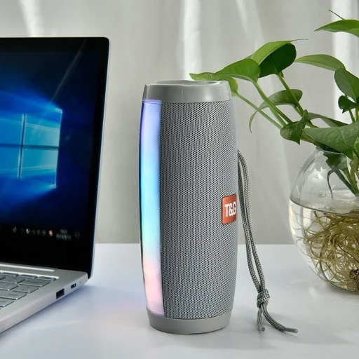 TG TG157 Vezeték nélküli bluetooth hangszóró + 3.5mm mini audio jack kábel és Micro USB kábel szürke - 14