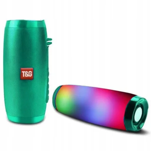 TG TG157 Vezeték nélküli bluetooth hangszóró + 3.5mm mini audio jack kábel és Micro USB kábel zöld - 5