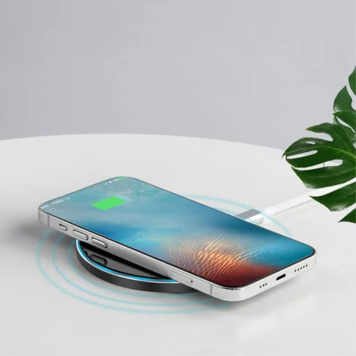 Kivee Vezeték nélküli gyorstöltő 15W fekete (KV-WS08) - 7