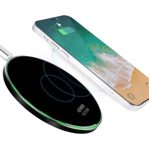 Kivee Vezeték nélküli gyorstöltő 15W fekete (KV-WS08) - 5