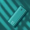 Kivee 10000mAh powerbank PD 18W USB + Micro USB + USB-C zöld (KV-PT06D) thumbnail
