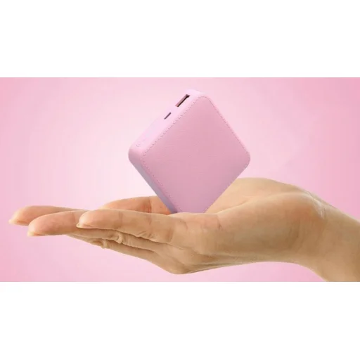 Powerbank 10000mAh USB + Micro USB pink - 10