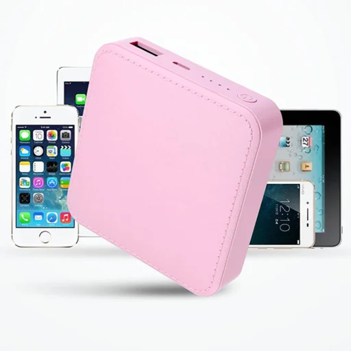 Powerbank 10000mAh USB + Micro USB pink - 3