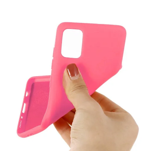 Samsung A41 Szilikon tok pink - 4