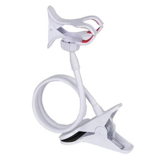 Univerzális telefontartó flexibilis karral fehér - 4