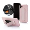 Samsung A32 5G Mágnesezhető szilikon tok hátlapi felragasztható támasztékkal pink thumbnail