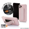 Samsung A32 5G Mágnesezhető szilikon tok hátlapi felragasztható támasztékkal pink thumbnail