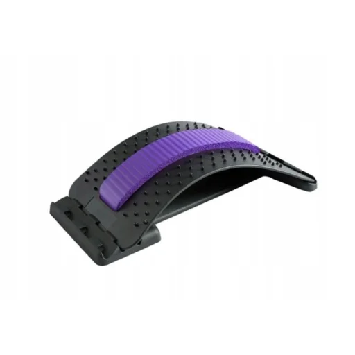 Hátmaszírozó, nyújtó eszköz fekete/lila - 1
