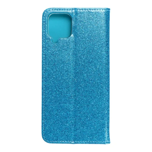 Samsung A22 4G Forcell Shining flitteres fliptok világoskék - 2