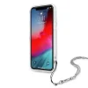 iPhone 12 Pro Max Guess GUHCP12LKSPESI Peony Chain tok lánccal ezüst / átlátszó thumbnail